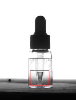 機(jī)器視覺檢系統(tǒng)，玻璃瓶裝精華液體異物檢測插圖2