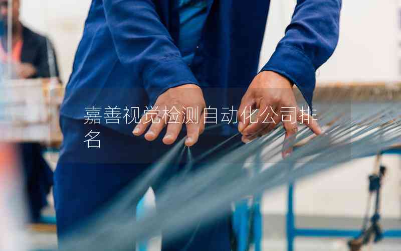 嘉善視覺(jué)檢測(cè)自動(dòng)化公司排名
