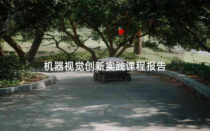 機(jī)器視覺創(chuàng)新實(shí)踐課程報(bào)告