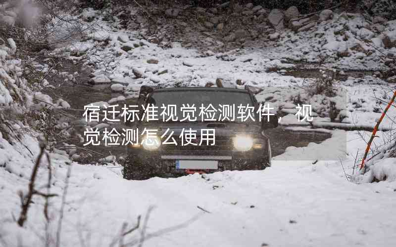 宿遷標(biāo)準(zhǔn)視覺檢測軟件，視覺檢測怎么使用