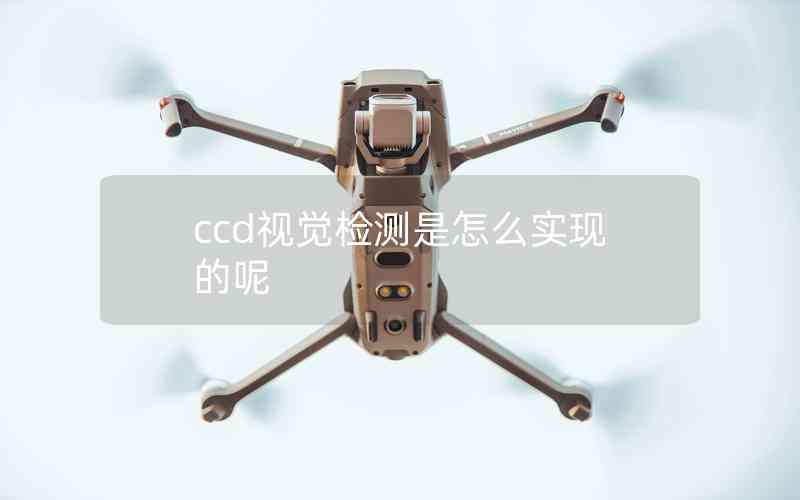 ccd視覺(jué)檢測(cè)是怎么實(shí)現(xiàn)的呢
