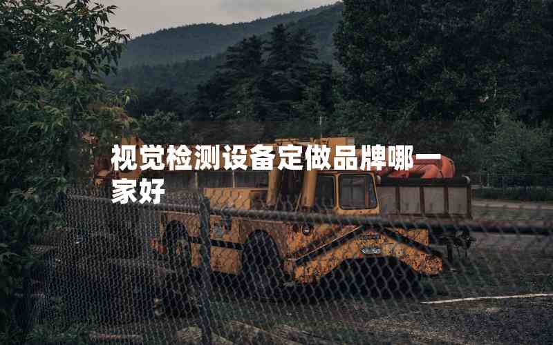 視覺檢測(cè)設(shè)備定做品牌哪一家好