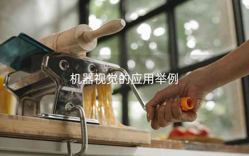 機(jī)器視覺的應(yīng)用舉例