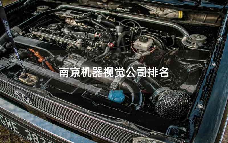 南京機(jī)器視覺(jué)公司排名