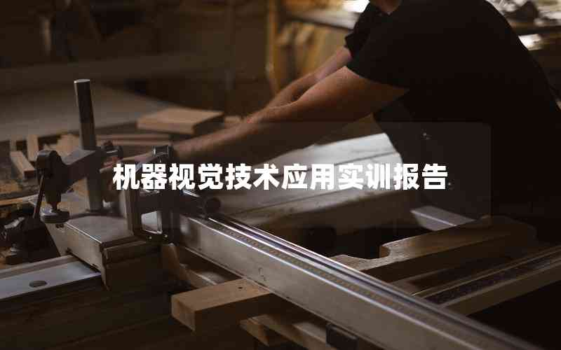 機器視覺技術應用實訓報告