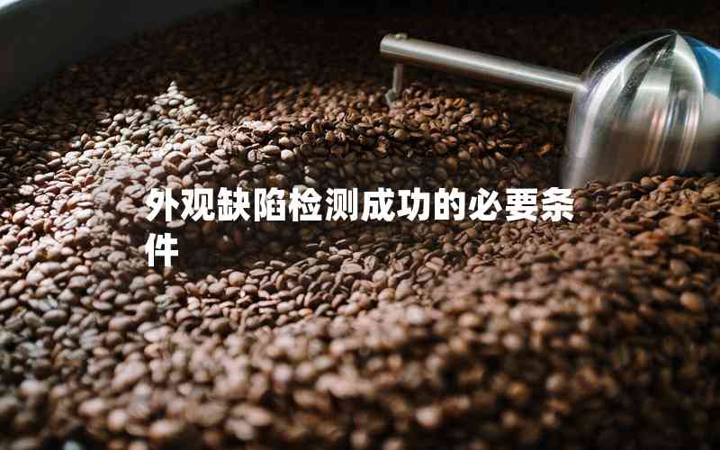 外觀缺陷檢測成功的必要條件