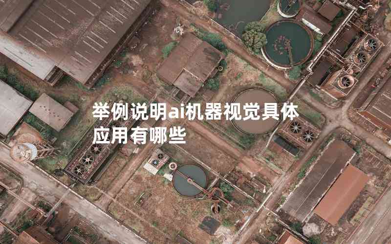 舉例說明ai機器視覺具體應用有哪些
