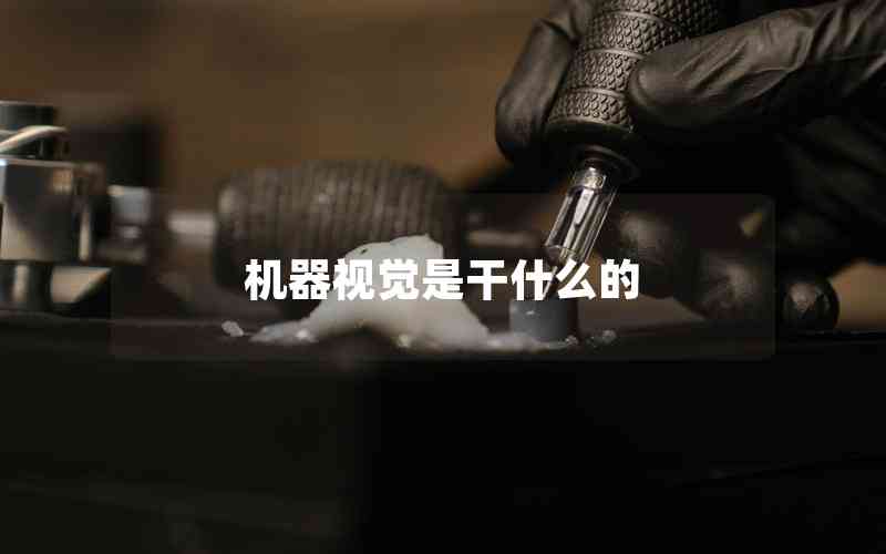 機(jī)器視覺是干什么的