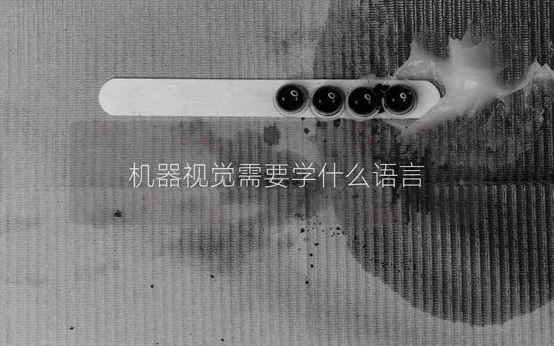 機器視覺需要學什么語言