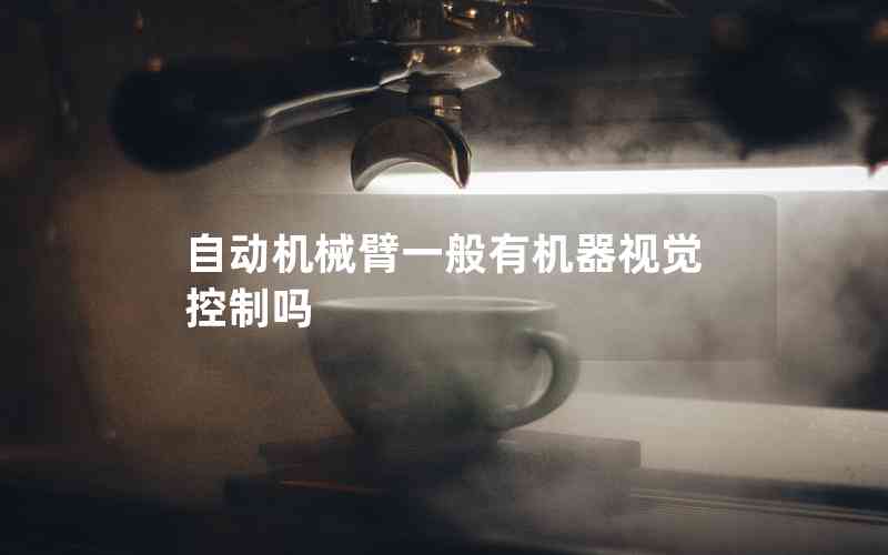 自動機(jī)械臂一般有機(jī)器視覺控制嗎