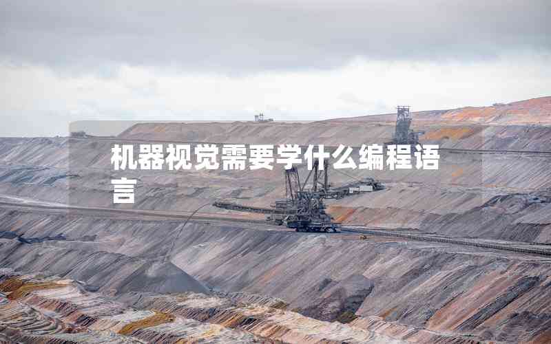 機器視覺需要學(xué)什么編程語言