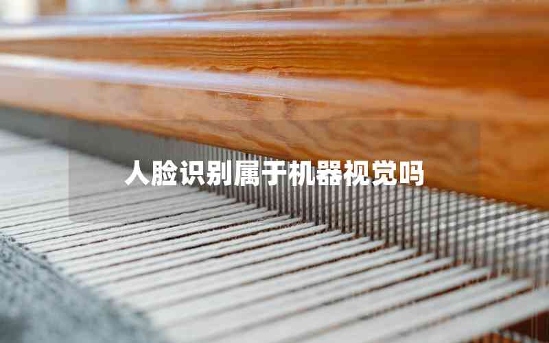 人臉識別屬于機器視覺嗎