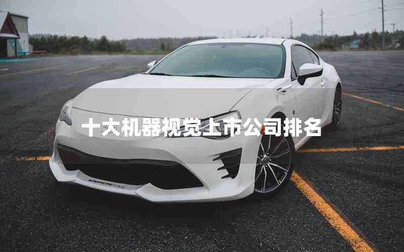 十大機器視覺上市公司排名
