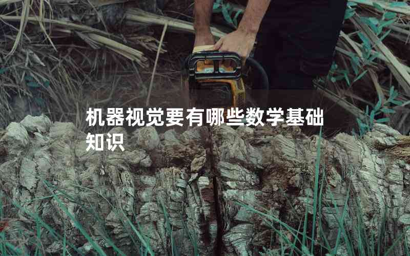 機器視覺要有哪些數(shù)學(xué)基礎(chǔ)知識