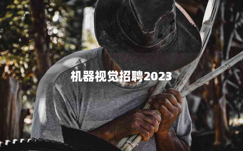 機(jī)器視覺(jué)招聘2023