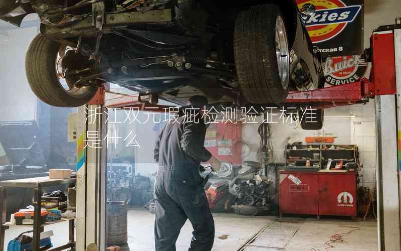 浙江雙元瑕疵檢測驗證標準是什么