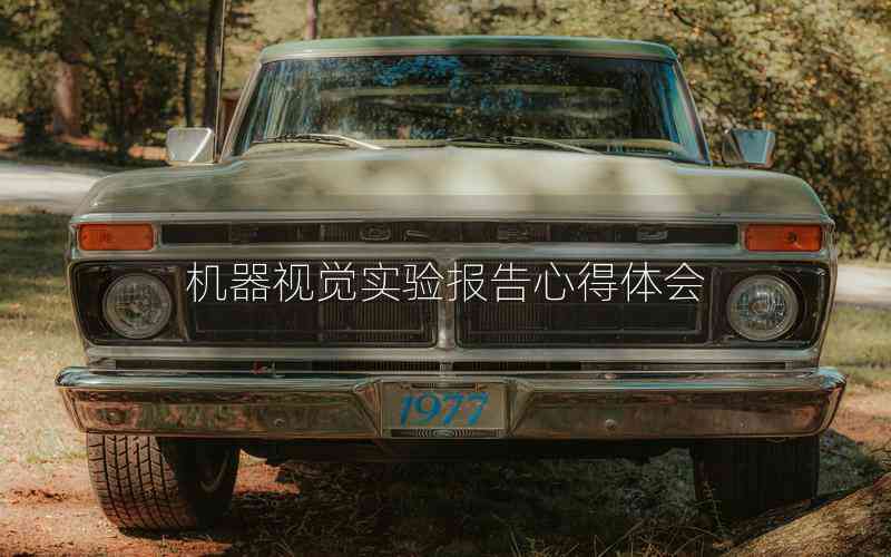 機(jī)器視覺實驗報告心得體會