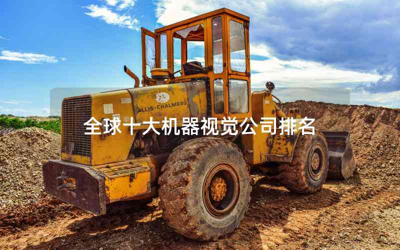 全球十大機(jī)器視覺公司排名